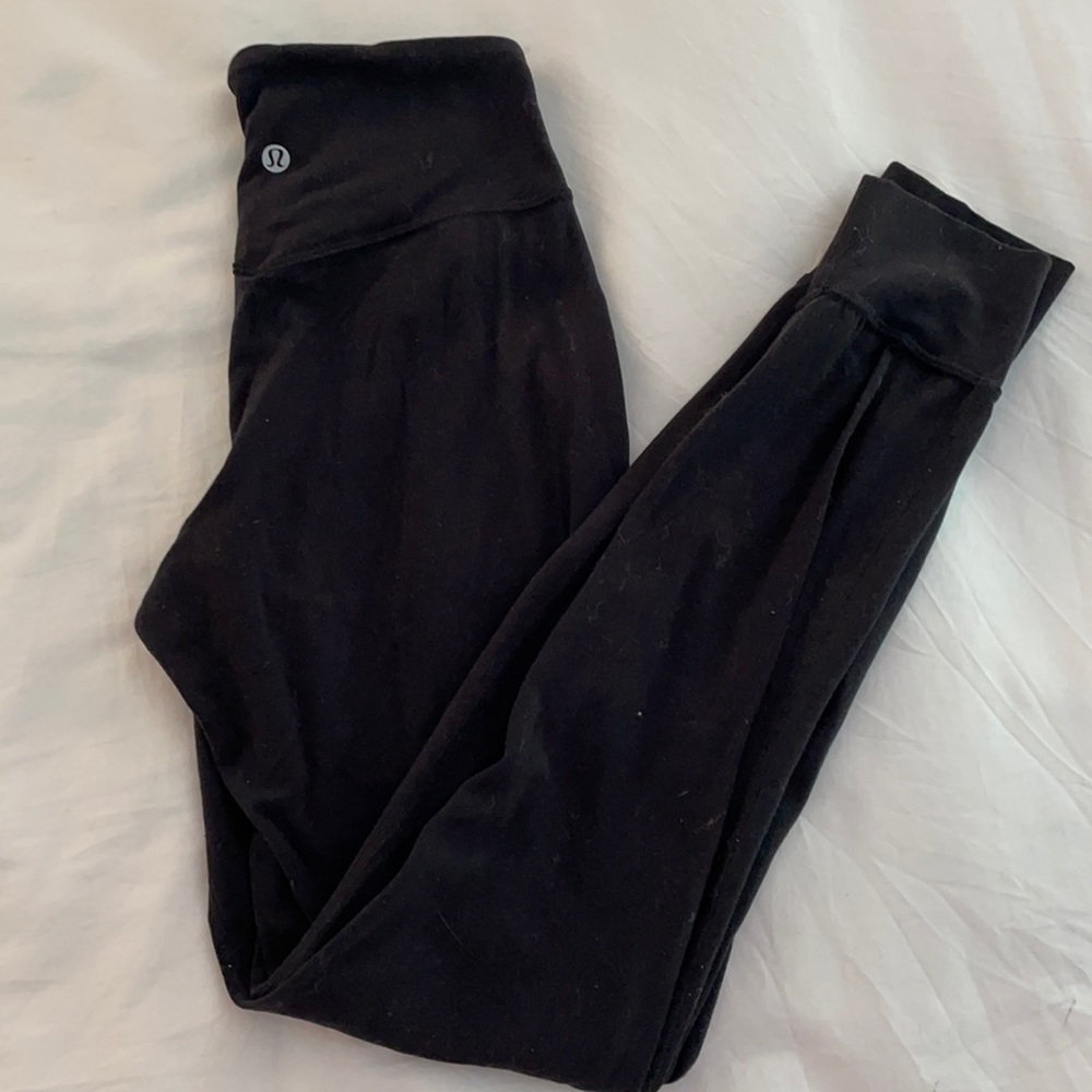 Black lululemon align joggers